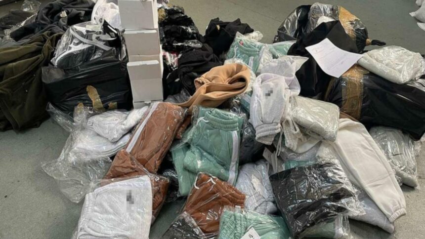 Cantitate impresionantă de bunuri contrafăcute, reţinută de poliţiştii de frontieră de la Giurgiu