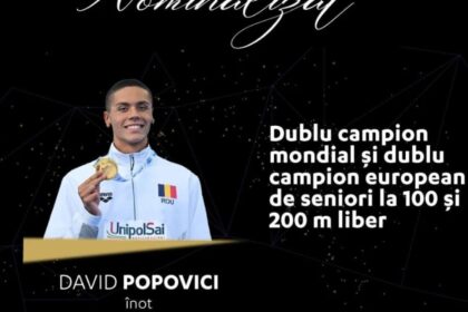 Performanța, premiată! David Popovici şi Simona Radiş, marii câştigători ai Galei Sportivul Anului 2022. Eveniment de anvergură la ONB