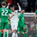 Cristiano Ronaldo, comportament degradant în Irlanda -0. Starul a făcut circ și a încasat cartonașul roșu după un gest golănesc