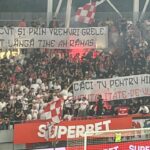 Mesajul fanilor lui Dinamo, pe „Arcul de Triumf”, la derby-ul pentru Europa cu FCSB